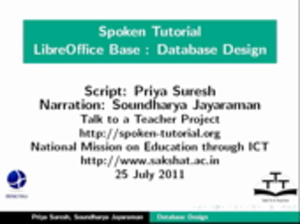 Database design primary key and relationships small